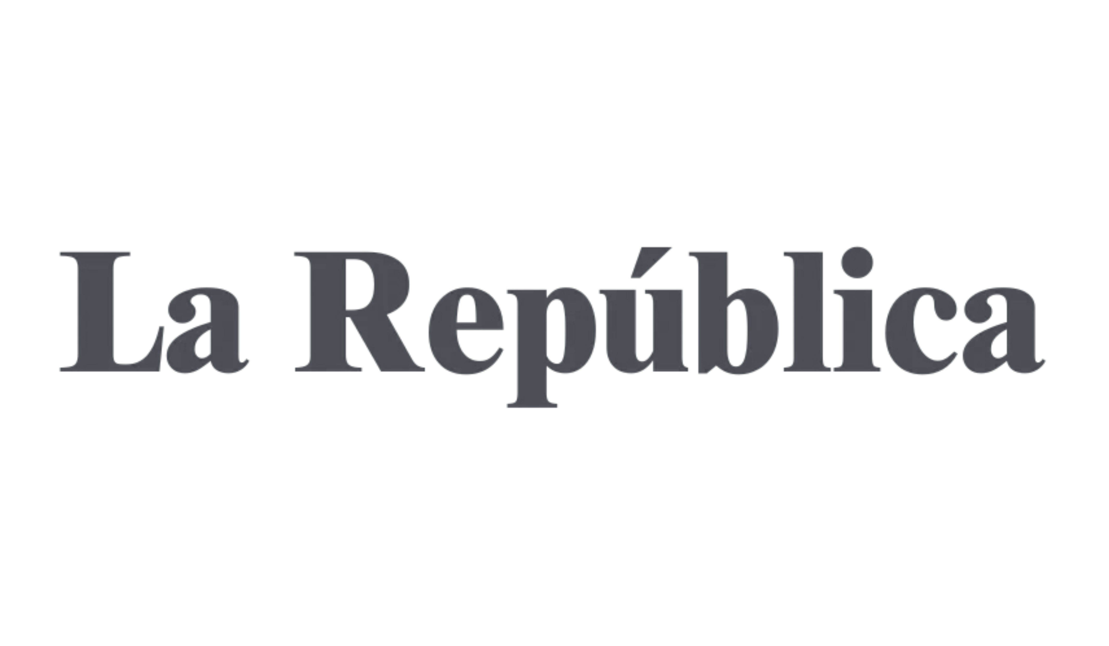 La República logo black